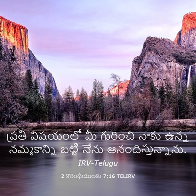 Picture 03 - 2 కొరింథీయులకు 7:16 TELIRV - ప్రతి విషయంలో మీ - Bible Verse Picture