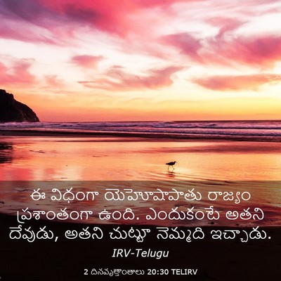 Picture 03 - 2 దినవృత్తాంతాలు 20:30 TELIRV - ఈ విధంగా - Bible Verse Picture