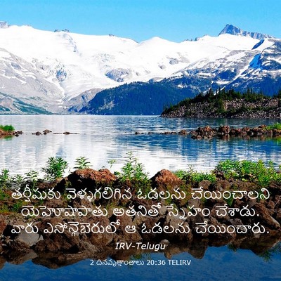 Picture 03 - 2 దినవృత్తాంతాలు 20:36 TELIRV - తర్షీషుకు - Bible Verse Picture