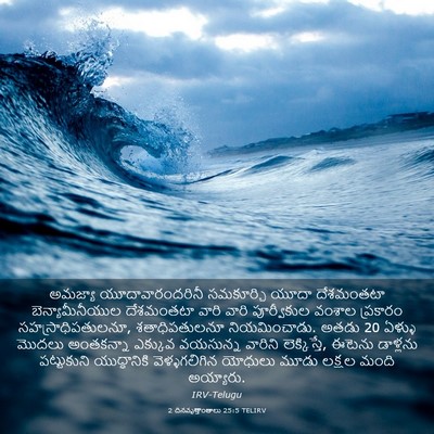 Picture 03 - 2 దినవృత్తాంతాలు 25:5 TELIRV - అమజ్యా - Bible Verse Picture