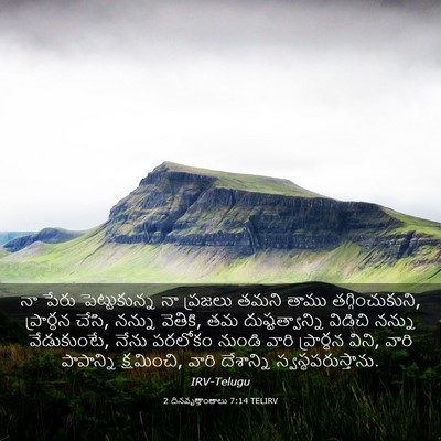 Picture 03 - 2 దినవృత్తాంతాలు 7:14 TELIRV - నా పేరు - Bible Verse Picture