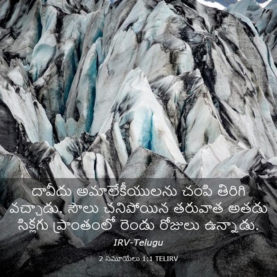 Picture 03 - 2 సమూయేలు 1:1 TELIRV - దావీదు - Bible Verse Picture