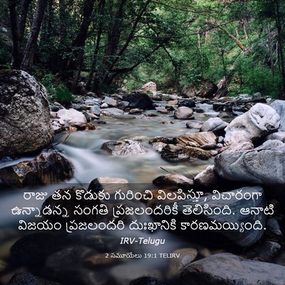 Picture 03 - 2 సమూయేలు 19:1 TELIRV - రాజు తన కొడుకు - Bible Verse Picture