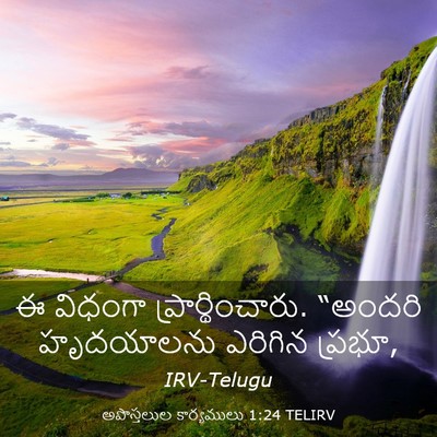 Picture 03 - అపొస్తలుల కార్యములు 1:24 TELIRV - ఈ విధంగా - Bible Verse Picture