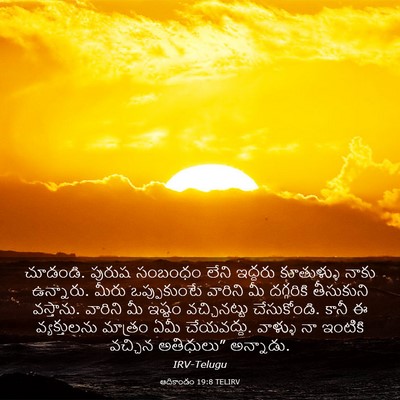 Picture 03 - ఆదికాండం 19:8 TELIRV - చూడండి. పురుష - Bible Verse Picture