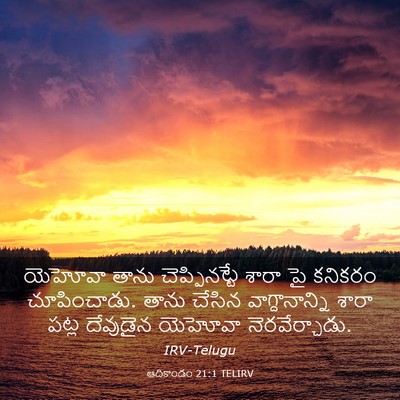 Picture 03 - ఆదికాండం 21:1 TELIRV - యెహోవా తాను - Bible Verse Picture