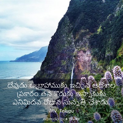Picture 03 - ఆదికాండం 21:4 TELIRV - దేవుడు - Bible Verse Picture