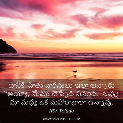 Picture 03 - ఆదికాండం 23:5 TELIRV - దానికి హేతు - Bible Verse Picture