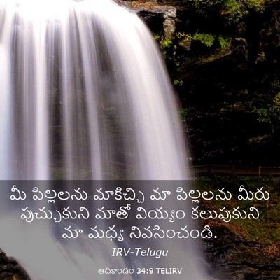 Picture 03 - ఆదికాండం 34:9 TELIRV - మీ పిల్లలను - Bible Verse Picture