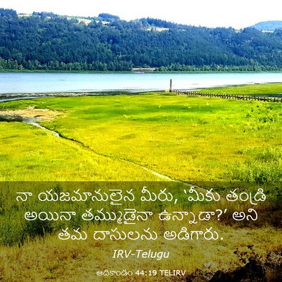 Picture 03 - ఆదికాండం 44:19 TELIRV - నా యజమానులైన మీరు, - Bible Verse Picture