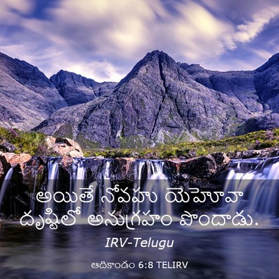 Picture 03 - ఆదికాండం 6:8 TELIRV - అయితే నోవహు - Bible Verse Picture