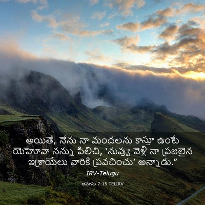 Picture 03 - ఆమోసు 7:15 TELIRV - అయితే, నేను నా - Bible Verse Picture