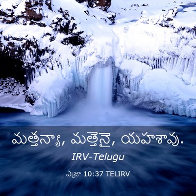 Picture 03 - ఎజ్రా 10:37 TELIRV - మత్తన్యా, మత్తెనై, - Bible Verse Picture