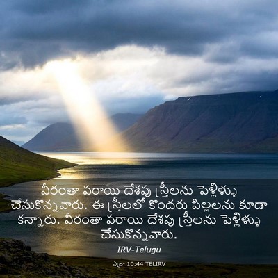 Picture 03 - ఎజ్రా 10:44 TELIRV - వీరంతా పరాయి - Bible Verse Picture