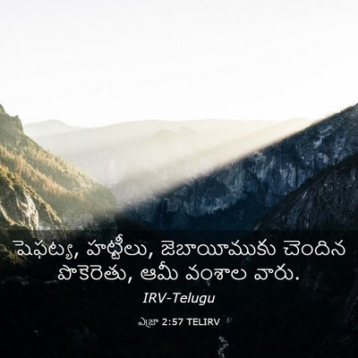 Picture 03 - ఎజ్రా 2:57 TELIRV - షెఫట్య, హట్టీలు, - Bible Verse Picture