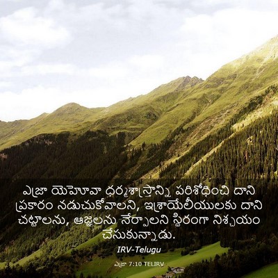 Picture 03 - ఎజ్రా 7:10 TELIRV - ఎజ్రా యెహోవా - Bible Verse Picture