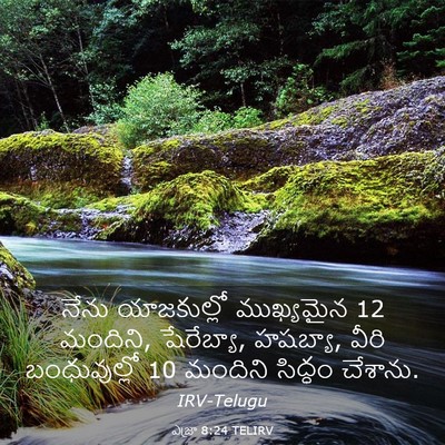 Picture 03 - ఎజ్రా 8:24 TELIRV - నేను యాజకుల్లో - Bible Verse Picture