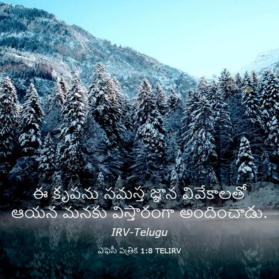 Picture 03 - ఎఫెసీ పత్రిక 1:8 TELIRV - ఈ కృపను సమస్త - Bible Verse Picture