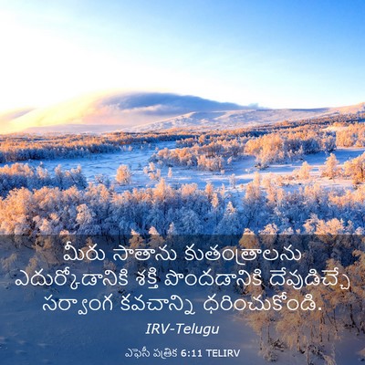 Picture 03 - ఎఫెసీ పత్రిక 6:11 TELIRV - మీరు సాతాను - Bible Verse Picture