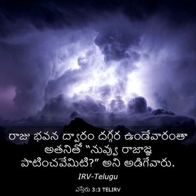 Picture 03 - ఎస్తేరు 3:3 TELIRV - రాజు భవన ద్వారం - Bible Verse Picture