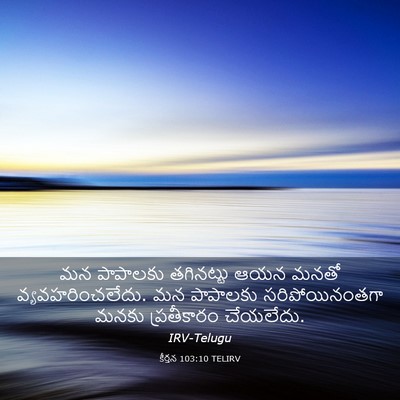 Picture 03 - కీర్తన 103:10 TELIRV - మన పాపాలకు - Bible Verse Picture