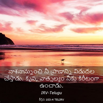 Picture 03 - కీర్తన 103:4 TELIRV - నాశనాన్నుంచి నీ - Bible Verse Picture