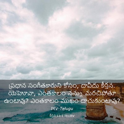 Picture 03 - కీర్తన 13:1 TELIRV - ప్రధాన - Bible Verse Picture