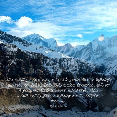 Picture 03 - కీర్తన 13:4 TELIRV - నేను అతన్ని - Bible Verse Picture