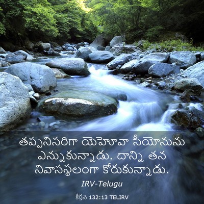 Picture 03 - కీర్తన 132:13 TELIRV - తప్పనిసరిగా - Bible Verse Picture
