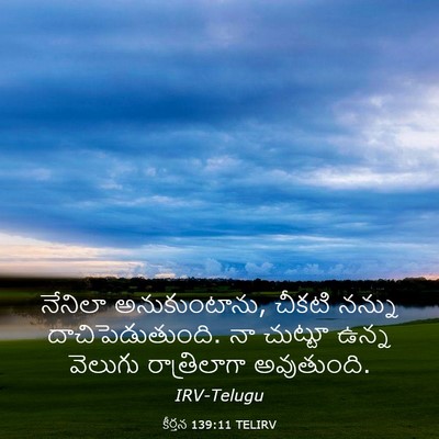 Picture 03 - కీర్తన 139:11 TELIRV - నేనిలా - Bible Verse Picture