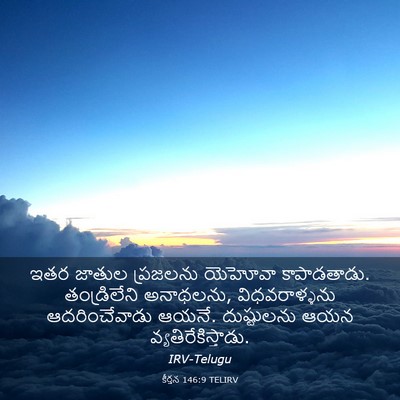 Picture 03 - కీర్తన 146:9 TELIRV - ఇతర జాతుల ప్రజలను - Bible Verse Picture