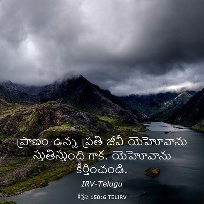Picture 03 - కీర్తన 150:6 TELIRV - ప్రాణం ఉన్న ప్రతి - Bible Verse Picture