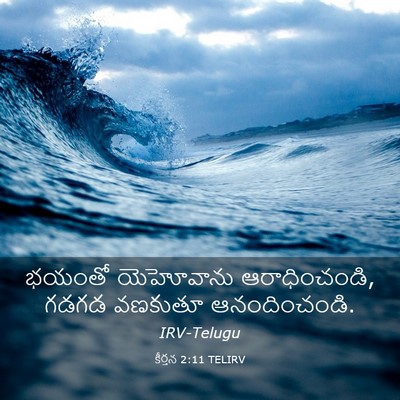 Picture 03 - కీర్తన 2:11 TELIRV - భయంతో యెహోవాను - Bible Verse Picture