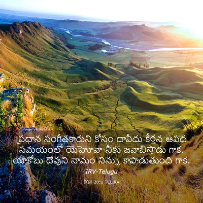 Picture 03 - కీర్తన 20:1 TELIRV - ప్రధాన - Bible Verse Picture