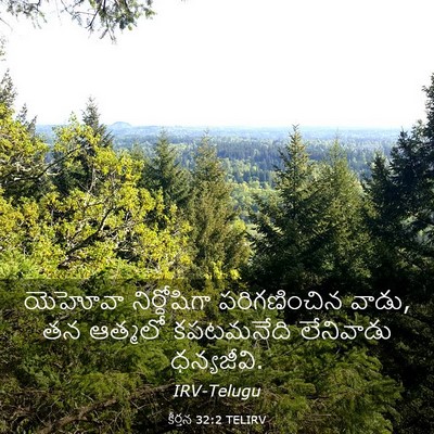 Picture 03 - కీర్తన 32:2 TELIRV - యెహోవా నిర్దోషిగా - Bible Verse Picture