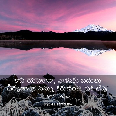 Picture 03 - కీర్తన 41:10 TELIRV - కానీ యెహోవా, - Bible Verse Picture