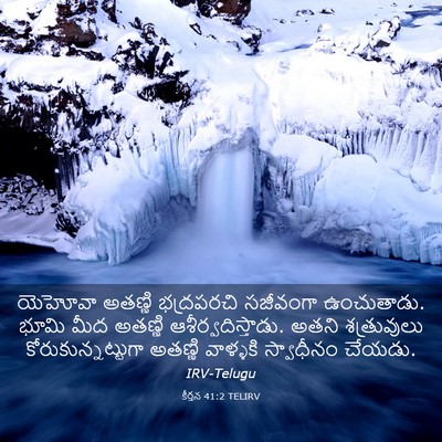 Picture 03 - కీర్తన 41:2 TELIRV - యెహోవా అతణ్ణి - Bible Verse Picture