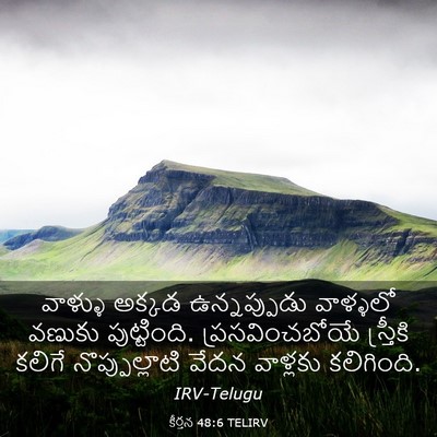 Picture 03 - కీర్తన 48:6 TELIRV - వాళ్ళు అక్కడ - Bible Verse Picture