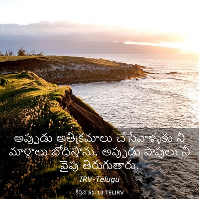 Picture 03 - కీర్తన 51:13 TELIRV - అప్పుడు - Bible Verse Picture