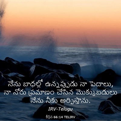 Picture 03 - కీర్తన 66:14 TELIRV - నేను బాధల్లో - Bible Verse Picture