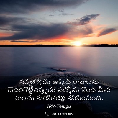 Picture 03 - కీర్తన 68:14 TELIRV - సర్వశక్తుడు - Bible Verse Picture