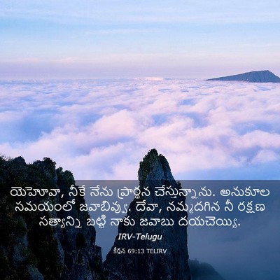 Picture 03 - కీర్తన 69:13 TELIRV - యెహోవా, నీకే నేను - Bible Verse Picture