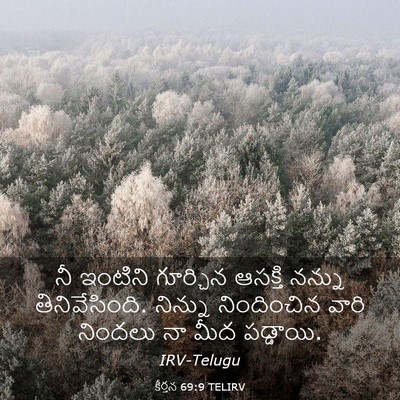 Picture 03 - కీర్తన 69:9 TELIRV - నీ ఇంటిని గూర్చిన - Bible Verse Picture