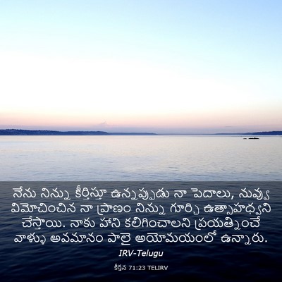 Picture 03 - కీర్తన 71:23 TELIRV - నేను నిన్ను - Bible Verse Picture