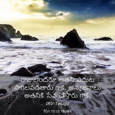 Picture 03 - కీర్తన 72:11 TELIRV - రాజులందరూ అతని - Bible Verse Picture
