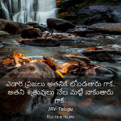 Picture 03 - కీర్తన 72:9 TELIRV - ఎడారి ప్రజలు - Bible Verse Picture