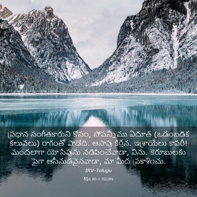Picture 03 - కీర్తన 80:1 TELIRV - ప్రధాన - Bible Verse Picture