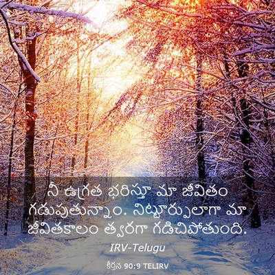 Picture 03 - కీర్తన 90:9 TELIRV - నీ ఉగ్రత భరిస్తూ - Bible Verse Picture
