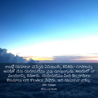 Picture 03 - జెకర్యా 1:16 TELIRV - కాబట్టి యెహోవా - Bible Verse Picture