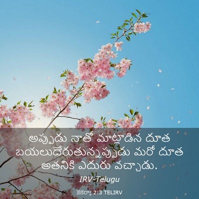 Picture 03 - జెకర్యా 2:3 TELIRV - అప్పుడు నాతో - Bible Verse Picture